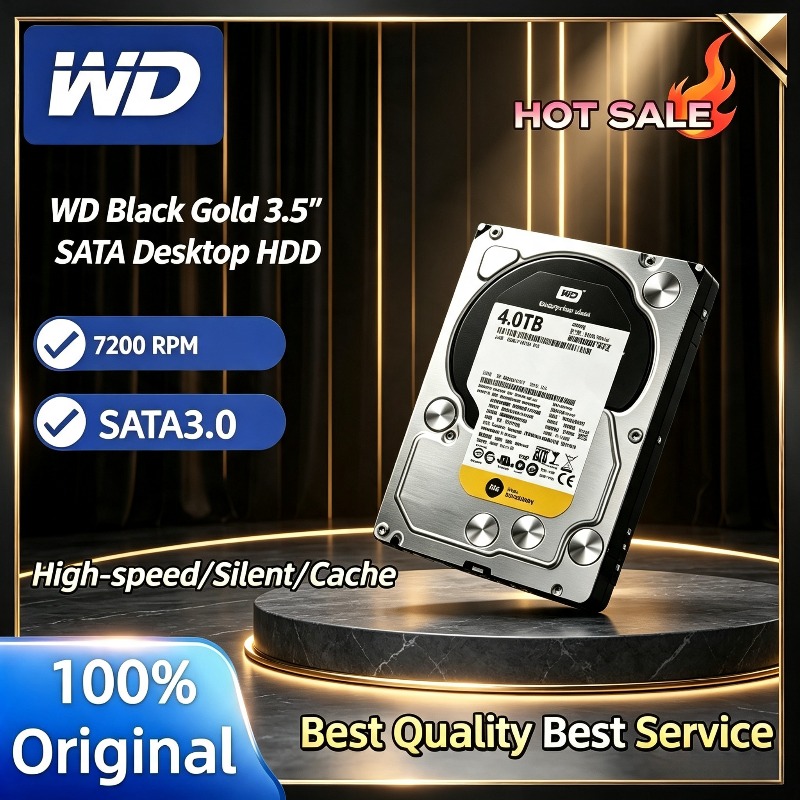 Pc Gaming Editing - WD RE (Edição RAID) Black Gold