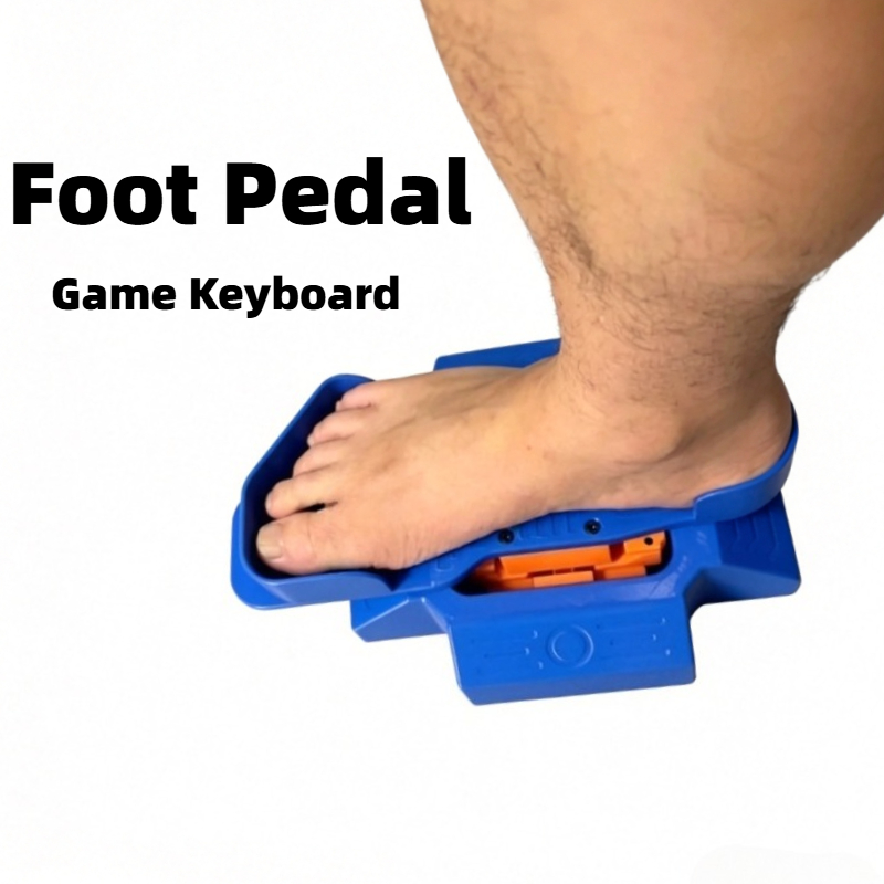 Usb Foot Pedal Gaming - Teclado de Pedal para Jogos, Personalizado