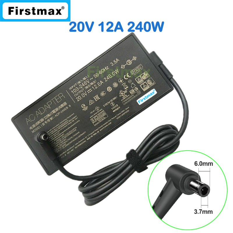 Pc Gaming Asus - Adaptador AC 20V 12A 240W para