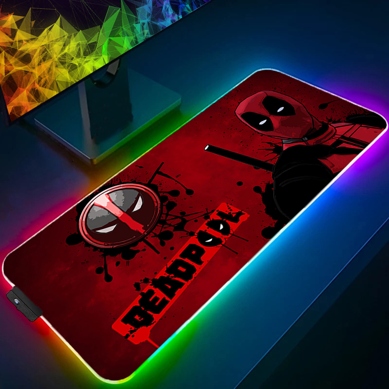 Pc Gaming Used - Led mouse pad jogos backlight lock