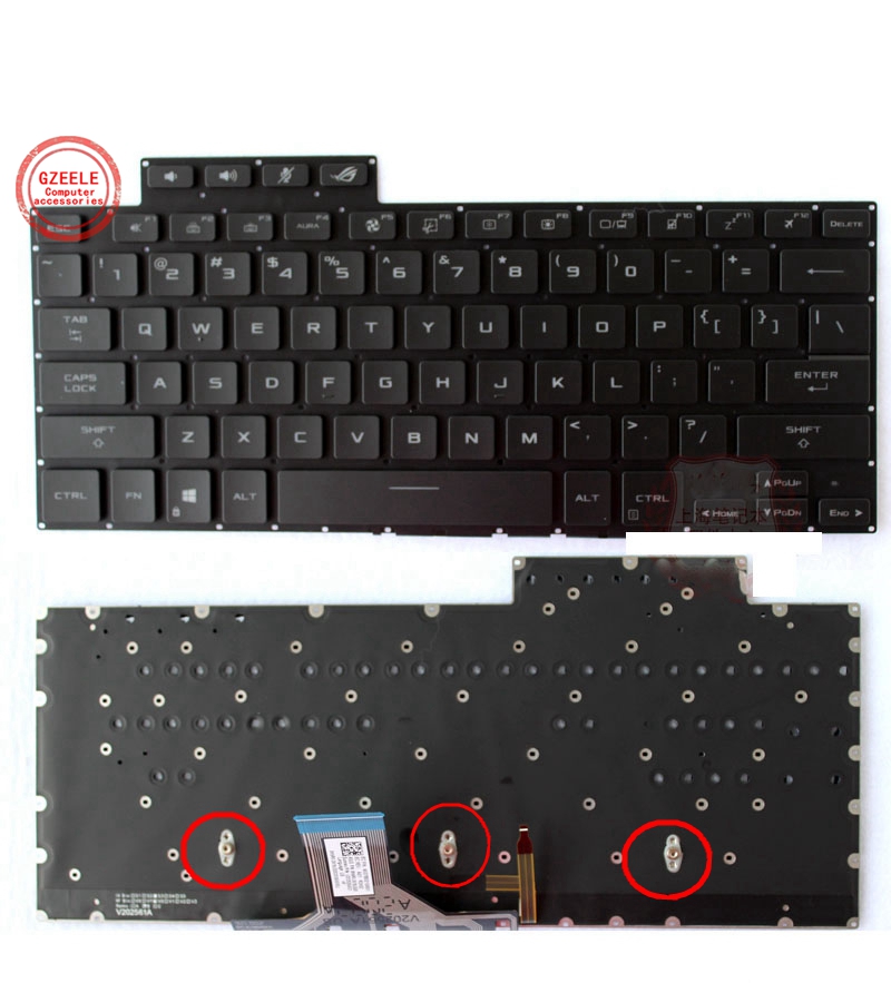 Pc Gaming Asus - Novo teclado retroiluminado dos eua para