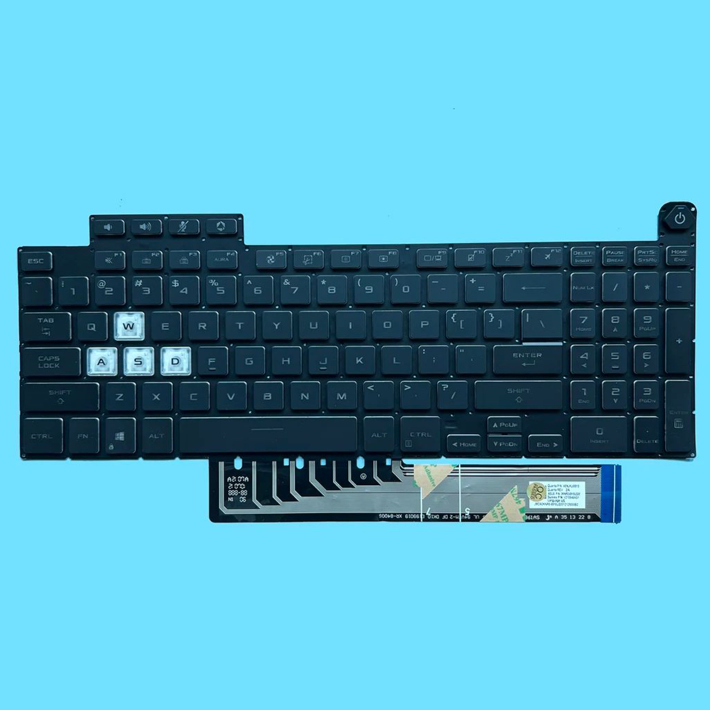 Pc Gaming Asus - Teclado de Laptop RGB Retroiluminado XIN-Russo-Americano