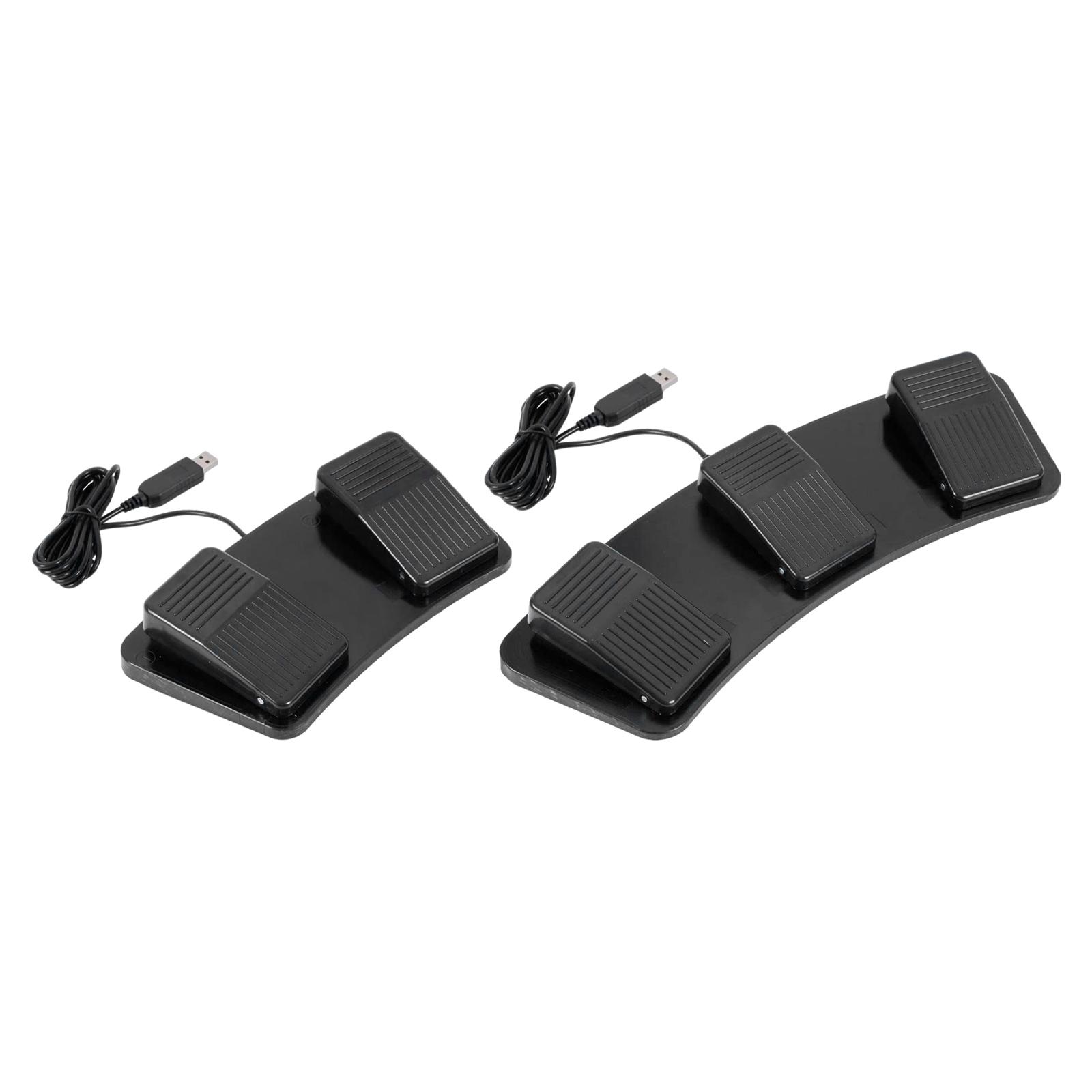 Usb Foot Pedal Gaming - Pedal USB Profissional Multifuncional para Virar