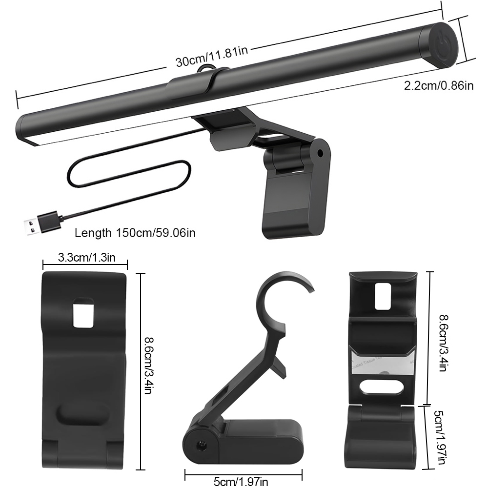 Pc Gaming Rgb - Barra de luz suspensa para monitor