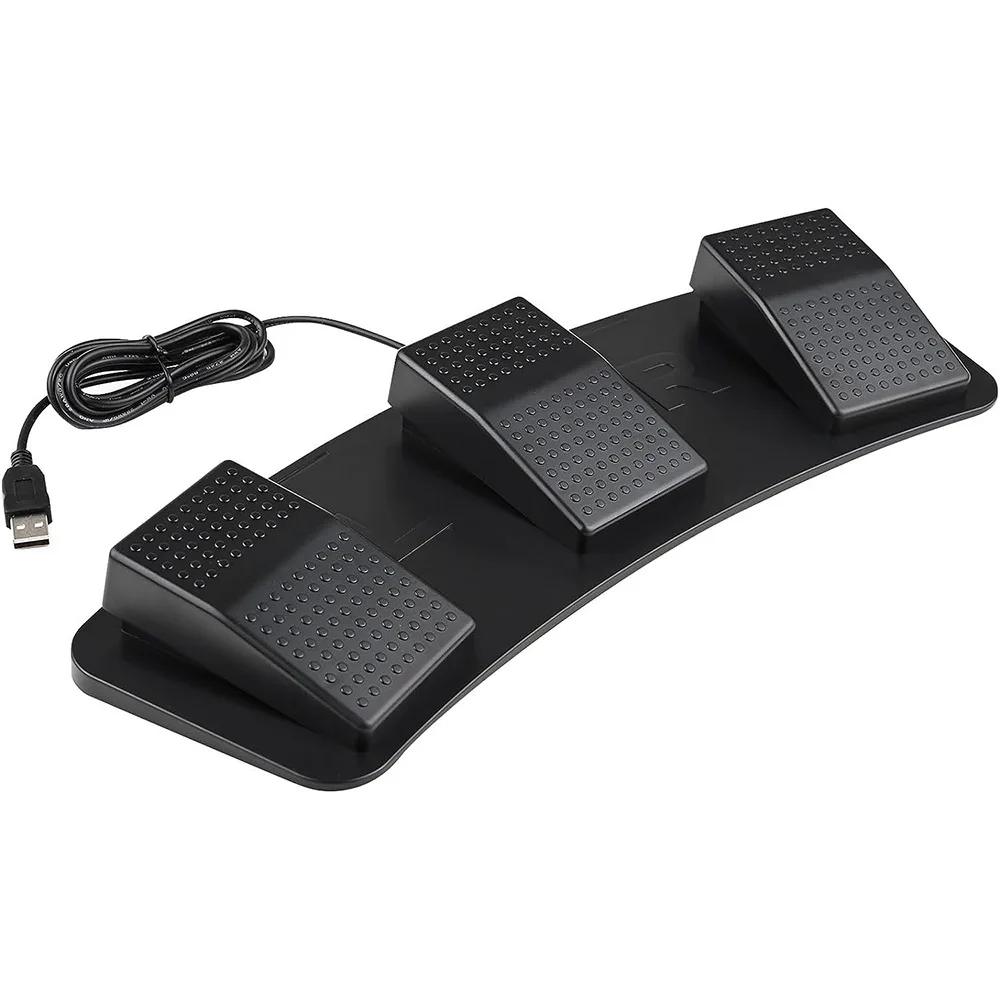 Usb Foot Pedal Gaming - Pedal Triplo USB com 3 Teclas