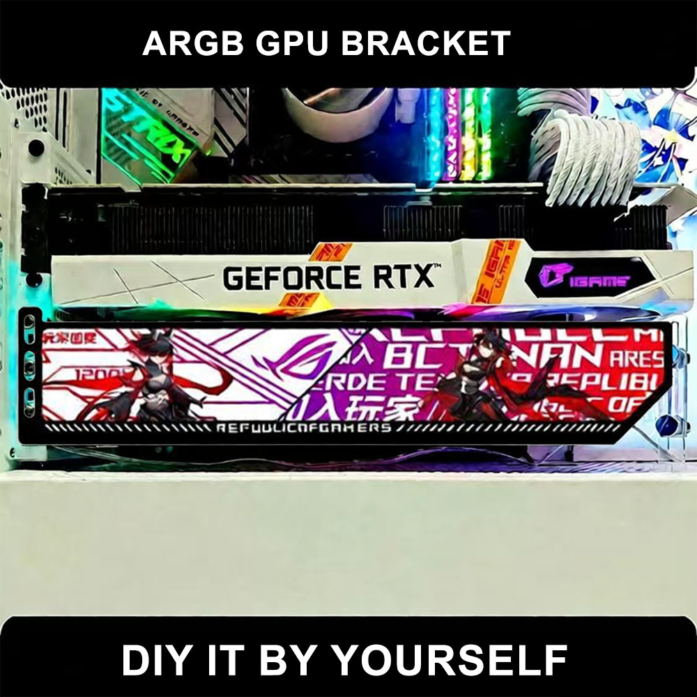 Pc Gaming Msi - Suporte personalizado para placa gráfica rgb
