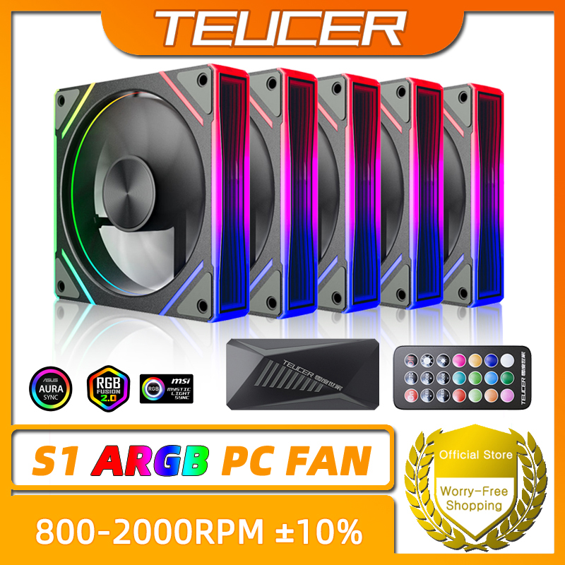 Pc Gaming Case - Kit de Ventiladores TEUCER Prism S1