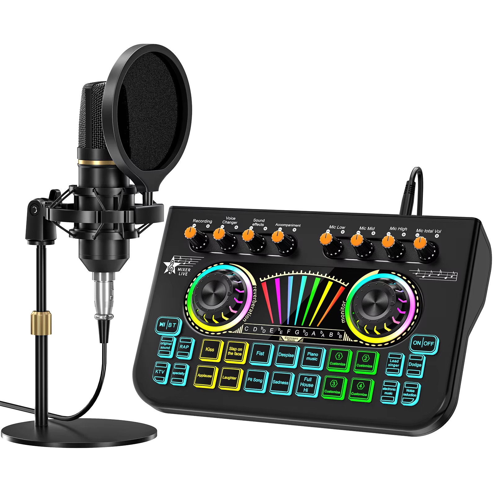 Pc Gaming Komplett Set - Kit de Microfone para Podcast Tenlamp
