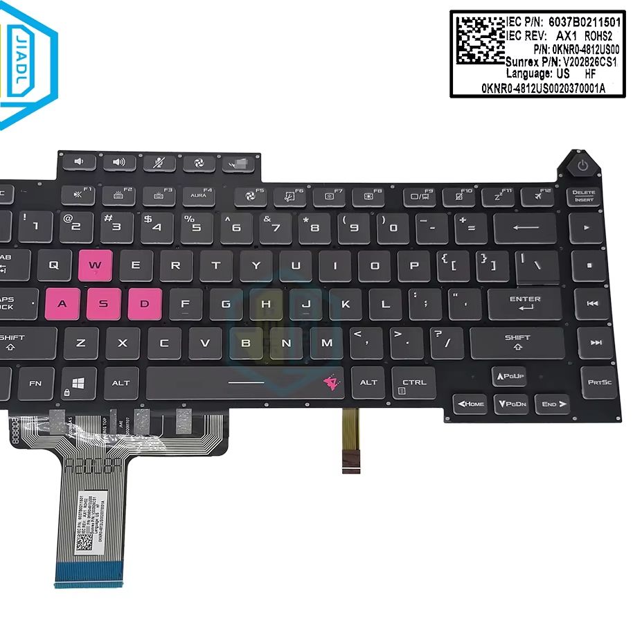 Pc Gaming Asus - Teclado retroiluminado rgb para asus, rog,