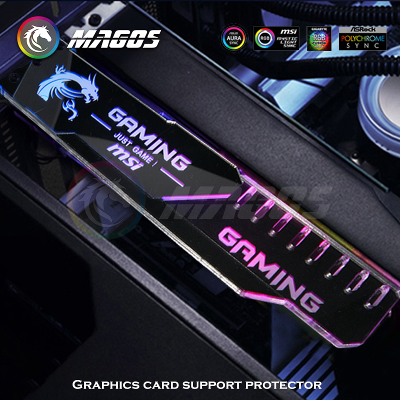 Suporte gpu argb prata espelho - Pc Gaming Msi avaliação e preço