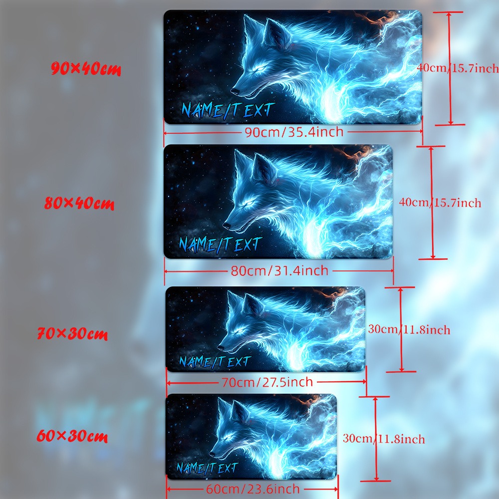 Tapete de rato XXL com impress - Pc Gaming Names avaliação e preço