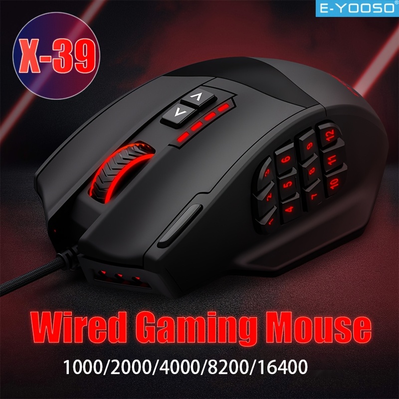 E-YOOSO RGB Wired Gaming Mouse - Pc Gaming Editing avaliação e preço