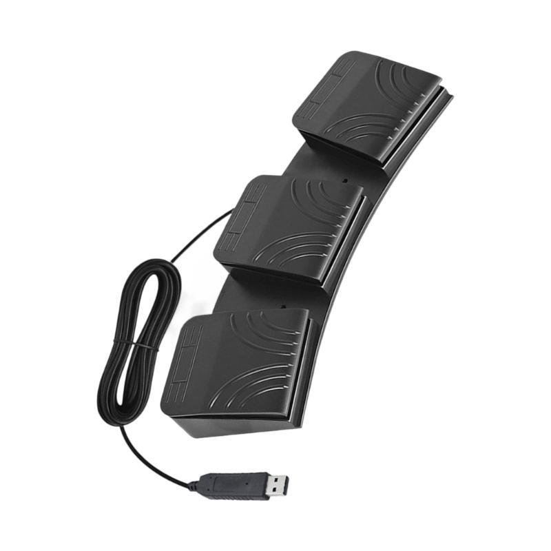Pedal Y1UB USB com macros cust - Usb Foot Pedal Gaming avaliação e preço