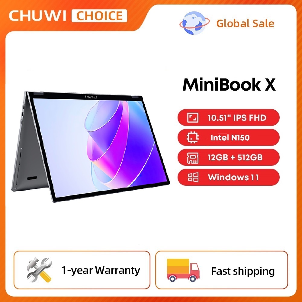 CHUWI MiniBook X N150 Laptop 1 - Pc Gaming Msi avaliação e preço