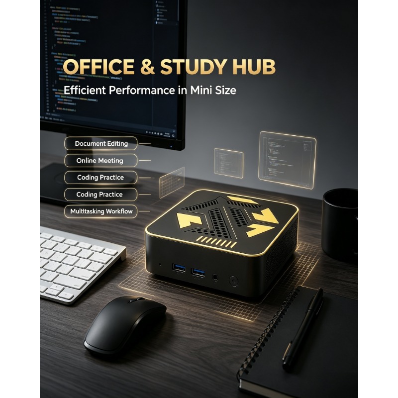 Mini PC Intel Core I9 10980HK  - Pc Gaming Editing avaliação e preço