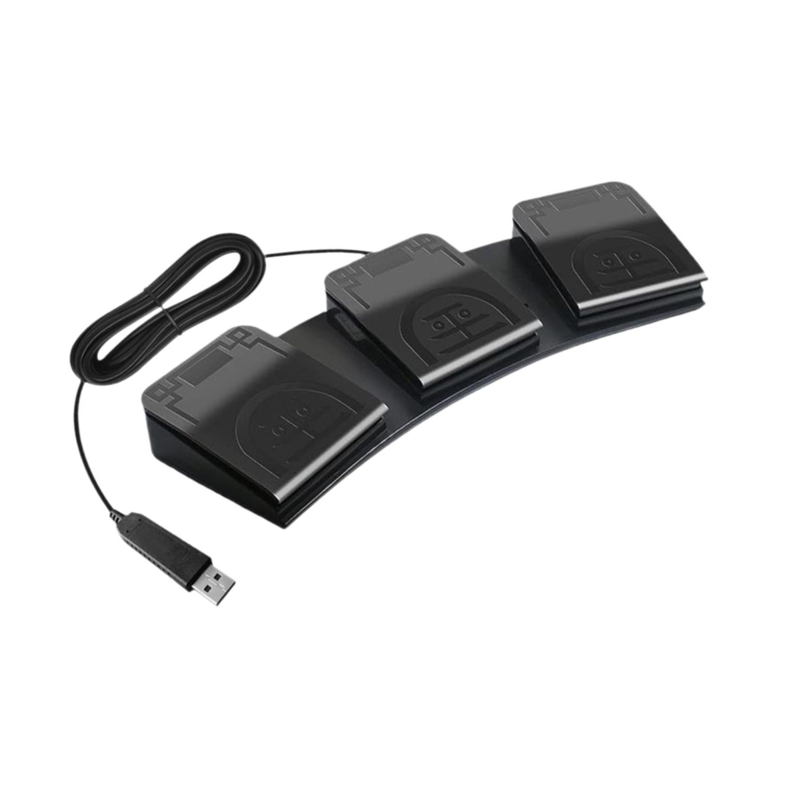 Pedal Triplo USB de Substituiç - Usb Foot Pedal Gaming avaliação e preço