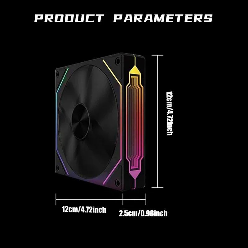 Ventilador de gabinete para co - Pc Gaming Case avaliação e preço