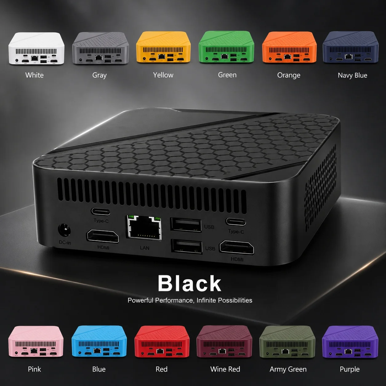 Mini PC Portátil Colorido Inte - Pc Gaming Editing avaliação e preço