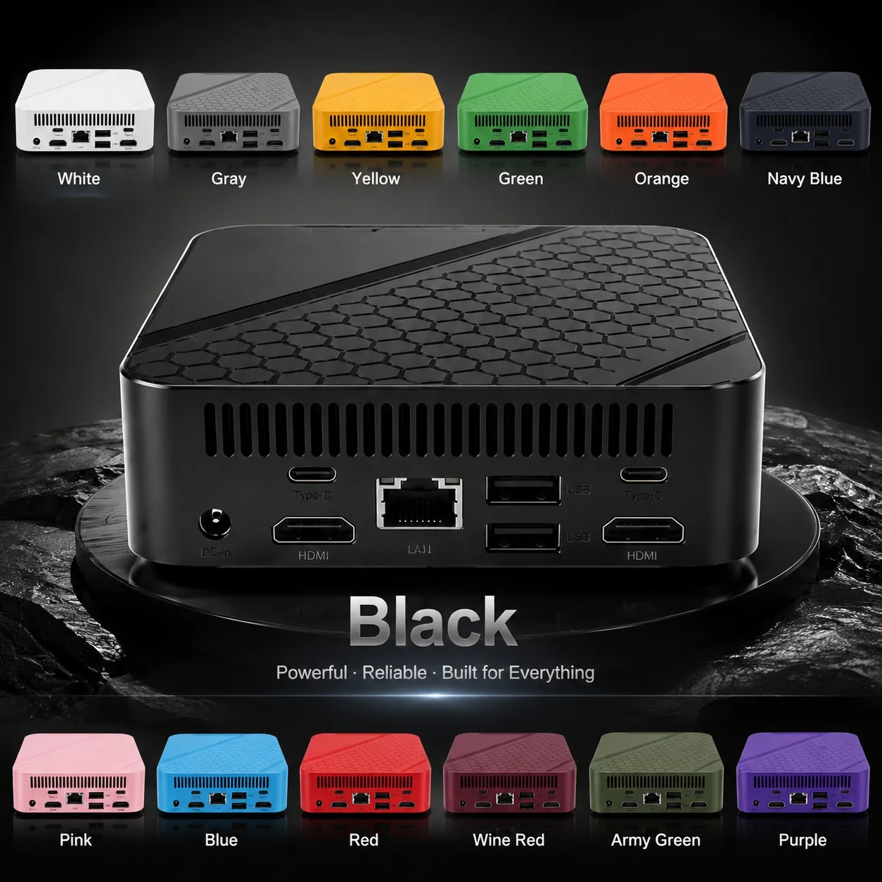 Mini PC Portátil Colorido Inte - Pc Gaming Editing avaliação e preço