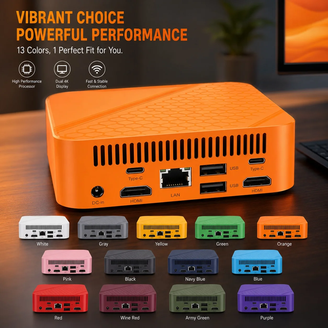 Mini PC Portátil Colorido Inte - Pc Gaming Editing avaliação e preço