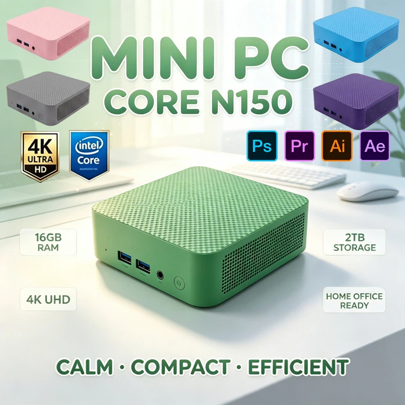 Mini PC Portátil Colorido Inte - Pc Gaming Editing avaliação e preço