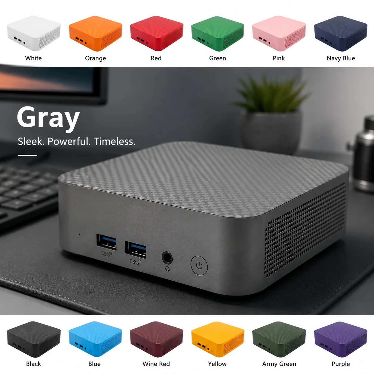 Mini PC Portátil Colorido Inte - Pc Gaming Editing avaliação e preço