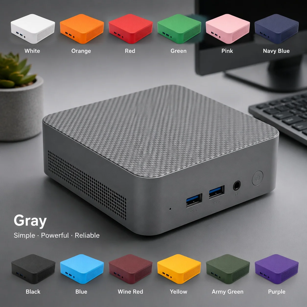 Mini PC Portátil Colorido Inte - Pc Gaming Editing avaliação e preço