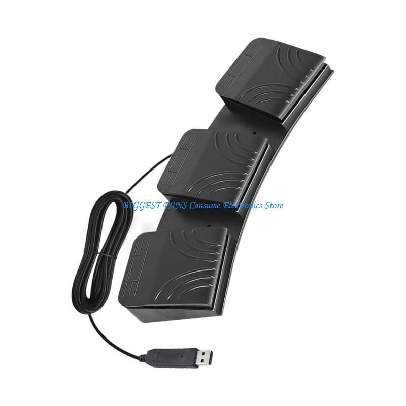 Pedal USB com macros customizá - Usb Foot Pedal Gaming avaliação e preço