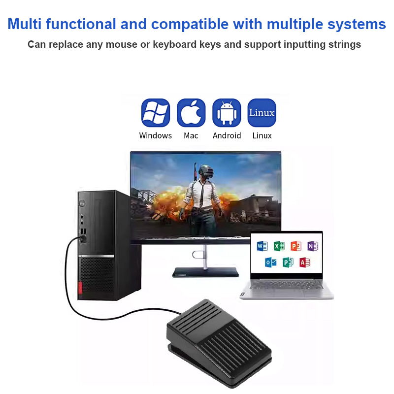 Interruptor de controle de ped - Usb Foot Pedal Gaming avaliação e preço