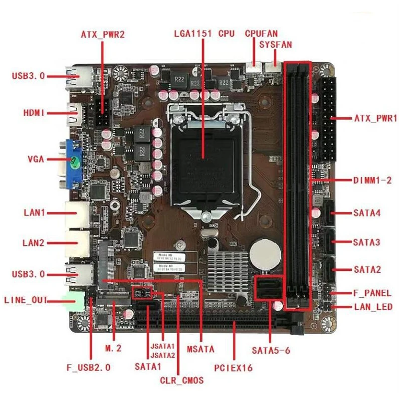 Placa-Mãe Mini-ITX B365 LGA 11 - Pc Gaming I7 avaliação e preço
