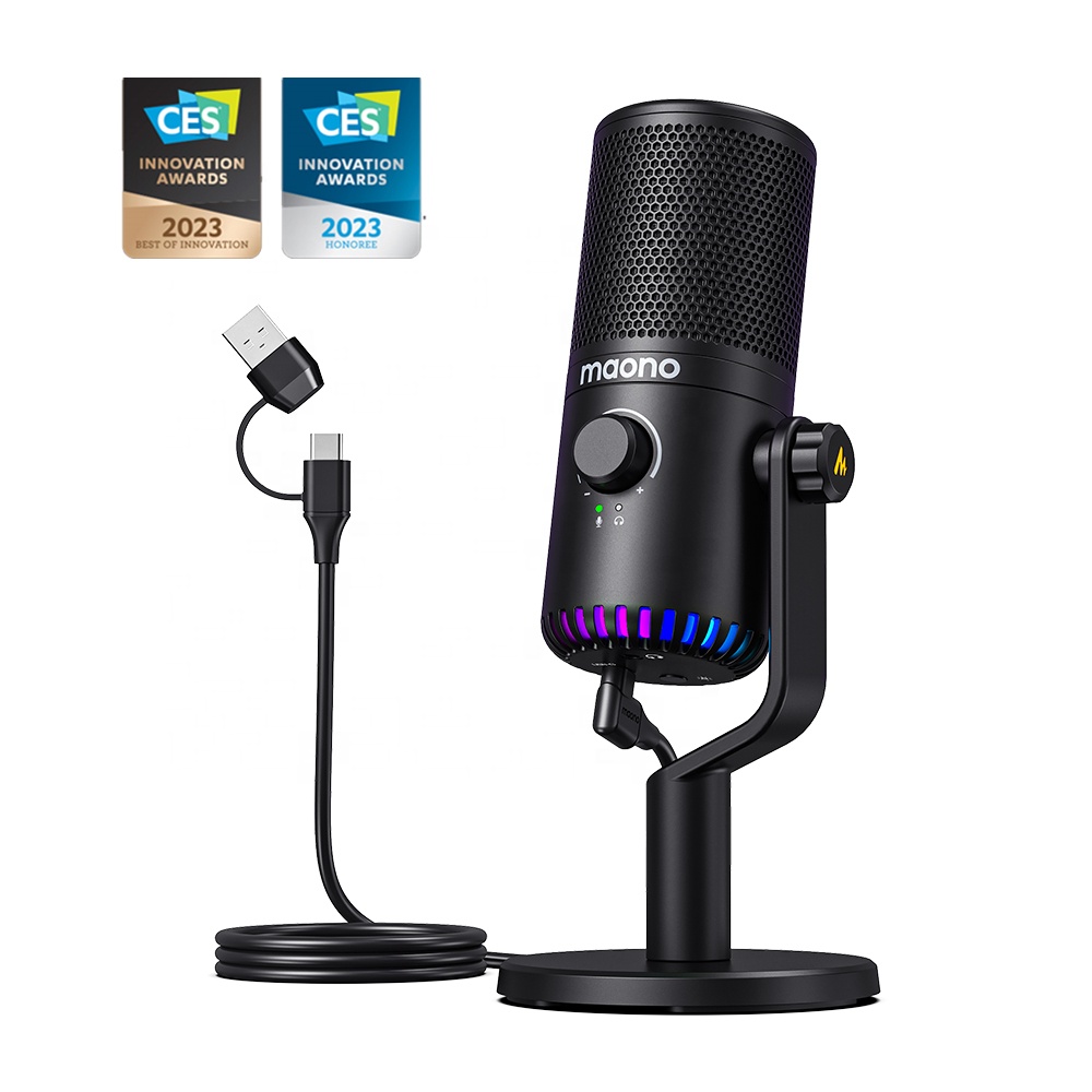 Microfone Gamer Maono DM30 com - Pc Gaming Rgb avaliação e preço