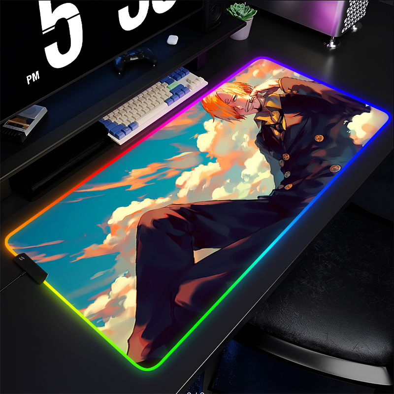 Mousepad RGB Anime One Piece S - Pc Gaming Rgb avaliação e preço