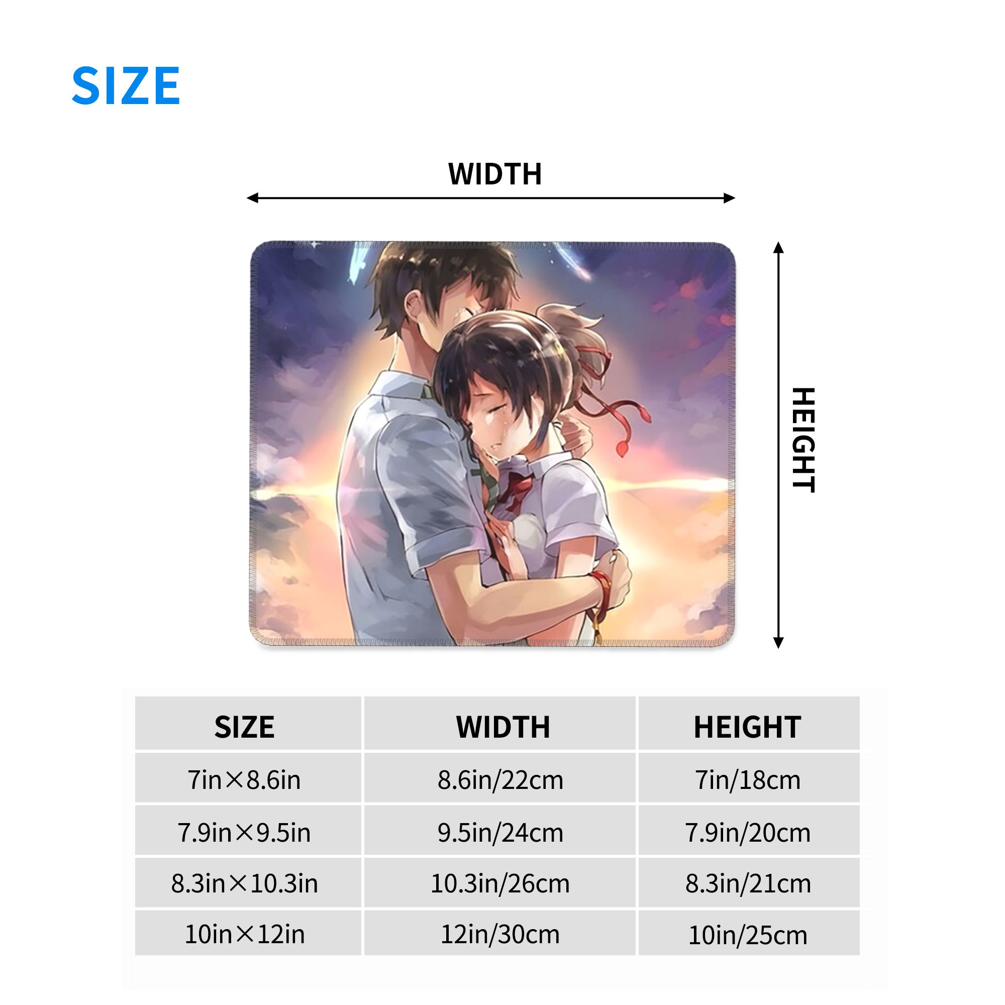 Mouse Pad de Anime Japonês 'Yo - Pc Gaming Names avaliação e preço