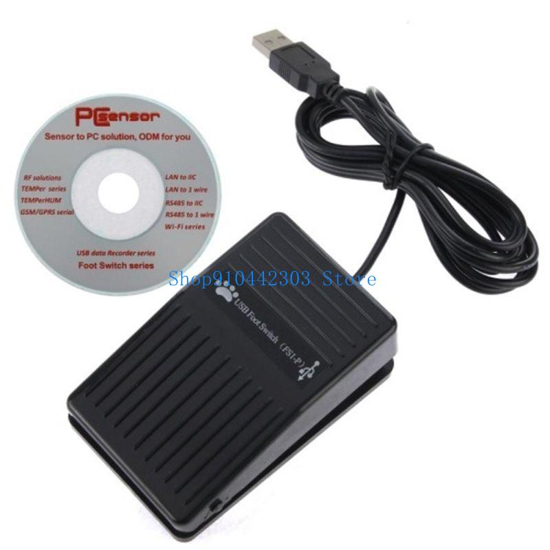 652F USB Pedal pé único Contro - Usb Foot Pedal Gaming avaliação e preço