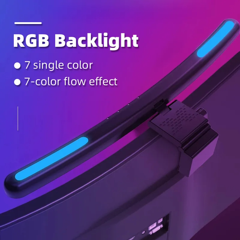 Curvo LED Monitor Light Bar, U - Pc Gaming Used avaliação e preço