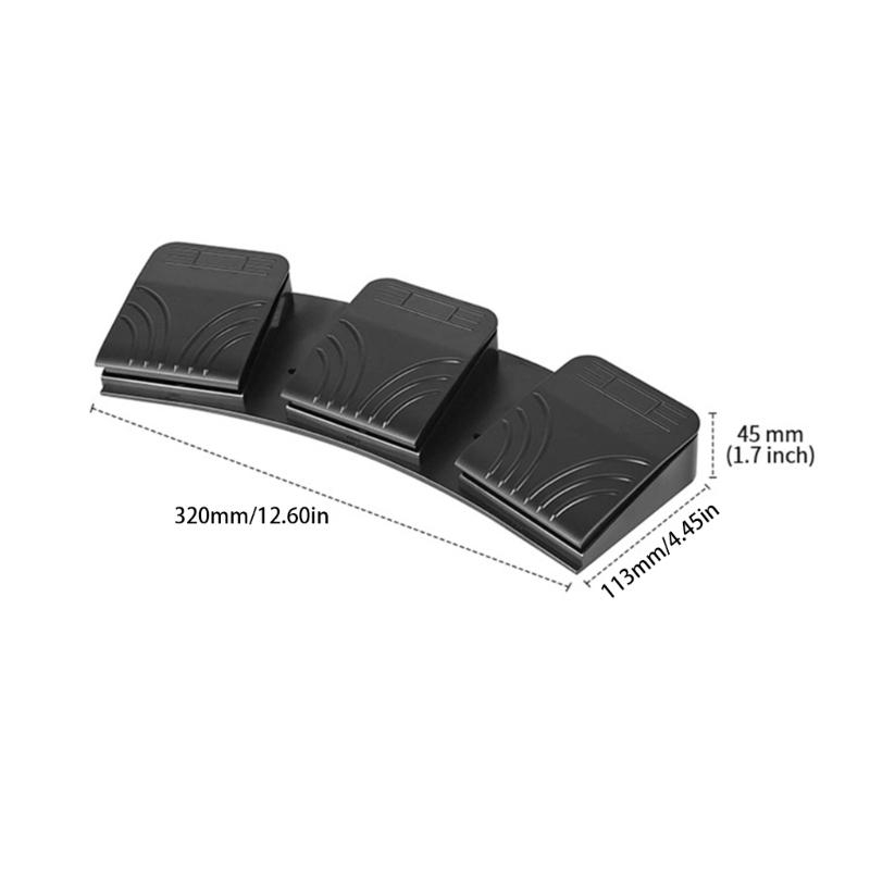 Interruptores pedal triplos do - Usb Foot Pedal Gaming avaliação e preço